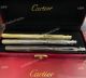 Cartier Santos Replica Rollerball Pen Gold Vertical Model (3)_th.jpg